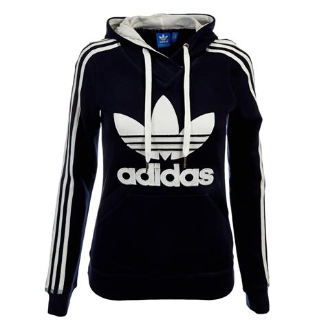 kapuzen pullover adidas pulli damen schwarz|Adidas Hoodies & Kapuzenpullover für Damen online entdecken.